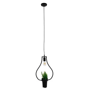 glo-10001210-01210_1_2 GLOBOSTAR® FLOWERPOT 10001210 ΜΟΝΤΕΡΝΟ ΚΡΕΜΑΣΤΟ ΦΩΤΙΣΤΙΚΟ ΑΝΑΡΤΗΣΗ ΜΟΝΟΦΩΤΟ 1 X E27 IP20 Μ