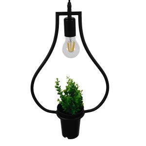 glo-10001210-01210_1_3 GLOBOSTAR® FLOWERPOT 10001210 ΜΟΝΤΕΡΝΟ ΚΡΕΜΑΣΤΟ ΦΩΤΙΣΤΙΚΟ ΑΝΑΡΤΗΣΗ ΜΟΝΟΦΩΤΟ 1 X E27 IP20 Μ