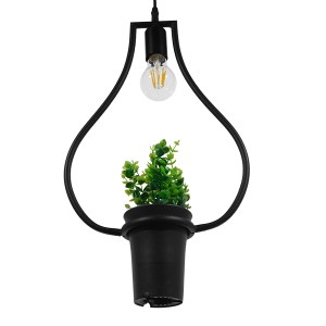 glo-10001210-01210_1_4 GLOBOSTAR® FLOWERPOT 10001210 ΜΟΝΤΕΡΝΟ ΚΡΕΜΑΣΤΟ ΦΩΤΙΣΤΙΚΟ ΑΝΑΡΤΗΣΗ ΜΟΝΟΦΩΤΟ 1 X E27 IP20 Μ