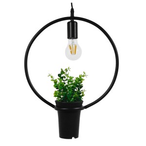 glo-10001212-01212_1_0 GLOBOSTAR® FLOWERPOT 10001212 ΜΟΝΤΕΡΝΟ ΚΡΕΜΑΣΤΟ ΦΩΤΙΣΤΙΚΟ ΑΝΑΡΤΗΣΗ ΜΟΝΟΦΩΤΟ 1 X E27 IP20 Μ