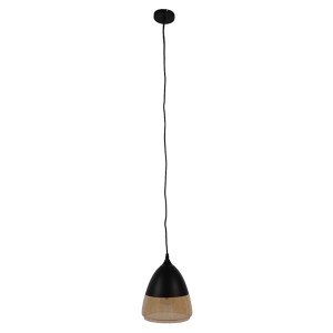 glo-10001231-10001231_2 GLOBOSTAR® OLIVER 10001231 VINTAGE ΚΡΕΜΑΣΤΟ ΦΩΤΙΣΤΙΚΟ ΚΑΜΠΑΝΑ ΜΟΝΟΦΩΤΟ 1 X E27 ΜΑΥΡΟ ΜΕΤΑΛ