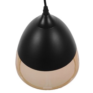glo-10001231-10001231_5 GLOBOSTAR® OLIVER 10001231 VINTAGE ΚΡΕΜΑΣΤΟ ΦΩΤΙΣΤΙΚΟ ΚΑΜΠΑΝΑ ΜΟΝΟΦΩΤΟ 1 X E27 ΜΑΥΡΟ ΜΕΤΑΛ