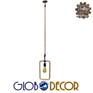 glo-10001237-10001237_2 GLOBOSTAR® MALVERN 10001237 VINTAGE ΚΡΕΜΑΣΤΟ ΦΩΤΙΣΤΙΚΟ ΑΝΑΡΤΗΣΗ ΜΟΝΟΦΩΤΟ 1 X E27 IP20 ΜΑΥΡ