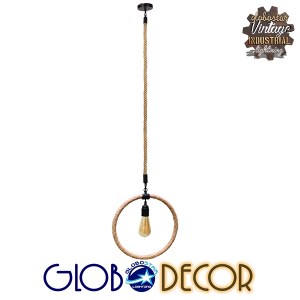 glo-10001239-10001239_2 GLOBOSTAR® MALVERN 10001239 VINTAGE ΚΡΕΜΑΣΤΟ ΦΩΤΙΣΤΙΚΟ ΑΝΑΡΤΗΣΗ ΜΟΝΟΦΩΤΟ 1 X E27 IP20 ΜΑΥΡ