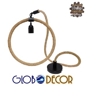 glo-10001239-10001239_3 GLOBOSTAR® MALVERN 10001239 VINTAGE ΚΡΕΜΑΣΤΟ ΦΩΤΙΣΤΙΚΟ ΑΝΑΡΤΗΣΗ ΜΟΝΟΦΩΤΟ 1 X E27 IP20 ΜΑΥΡ