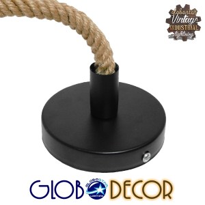 glo-10001239-10001239_6 GLOBOSTAR® MALVERN 10001239 VINTAGE ΚΡΕΜΑΣΤΟ ΦΩΤΙΣΤΙΚΟ ΑΝΑΡΤΗΣΗ ΜΟΝΟΦΩΤΟ 1 X E27 IP20 ΜΑΥΡ