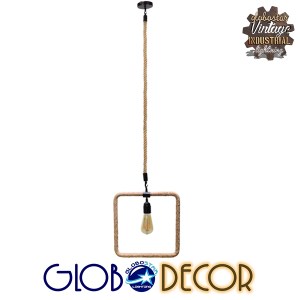 glo-10001240-10001240_2 GLOBOSTAR® MALVERN 10001240 VINTAGE ΚΡΕΜΑΣΤΟ ΦΩΤΙΣΤΙΚΟ ΑΝΑΡΤΗΣΗ ΜΟΝΟΦΩΤΟ 1 X E27 IP20 ΜΑΥΡ