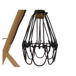glo-10001335-10001335_6 GLOBOSTAR® ELMA 10001335 ΜΟΝΤΕΡΝΟ ΕΠΙΤΡΑΠΕΖΙΟ ΦΩΤΙΣΤΙΚΟ ΜΟΝΟΦΩΤΟ ΞΥΛΙΝΟ ΜΕ ΜΑΥΡΟ ΠΛΕΓΜΑ Φ1