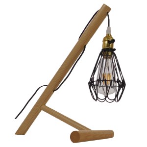 glo-10001335-7954c6_10001335_0 GLOBOSTAR® ELMA 10001335 ΜΟΝΤΕΡΝΟ ΕΠΙΤΡΑΠΕΖΙΟ ΦΩΤΙΣΤΙΚΟ ΜΟΝΟΦΩΤΟ ΞΥΛΙΝΟ ΜΕ ΜΑΥΡΟ ΠΛΕΓΜΑ Φ1