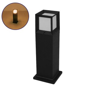 glo-12143-12143_0 GLOBOSTAR® PALASO 12143 ΦΩΤΙΣΤΙΚΟ ΚΟΛΩΝΑΚΙ ΚΗΠΟΥ ΜΕ ΝΤΟΥΙ 1 X E27 90° AC 220-240V ΑΔΙΑΒΡΟΧ