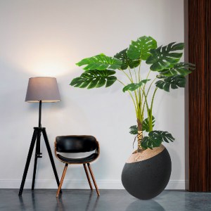 glo-20004-20004_20747 GLOBOSTAR® ARTIFICIAL GARDEN MONSTERA PLANT 20004 - ΤΕΧΝΗΤΟ ΔΙΑΚΟΣΜΗΤΙΚΟ ΦΥΤΟ ΜΟΝΣΤΕΡΑ Υ14