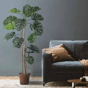 glo-20006-20006_20346 GLOBOSTAR® ARTIFICIAL GARDEN MONSTERA PLANT 20006 - ΤΕΧΝΗΤΟ ΔΙΑΚΟΣΜΗΤΙΚΟ ΦΥΤΟ ΜΟΝΣΤΕΡΑ Υ15