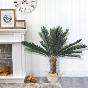 glo-20022-20022_20310 GLOBOSTAR® ARTIFICIAL GARDEN CYCADS 20022 ΤΕΧΝΗΤΟ ΔΙΑΚΟΣΜΗΤΙΚΟ ΦΥΤΟ ΑΡΩΜΑΤΙΚΗ ΚΥΚΑΣ Υ120CM