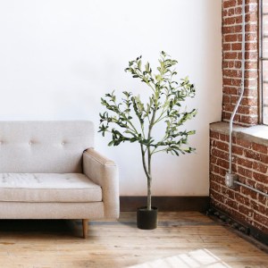 glo-20053-20053 GLOBOSTAR® ARTIFICIAL GARDEN OLIVE TREE 20053 ΤΕΧΝΗΤΟ ΔΙΑΚΟΣΜΗΤΙΚΟ ΦΥΤΟ ΕΛΙΑ Υ120CM