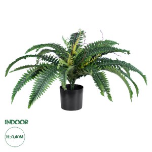 glo-20058-20058_0 GLOBOSTAR® ARTIFICIAL GARDEN FERN 20058 ΤΕΧΝΗΤΟ ΔΙΑΚΟΣΜΗΤΙΚΟ ΦΥΤΟ ΦΤΕΡΗ Υ40CM