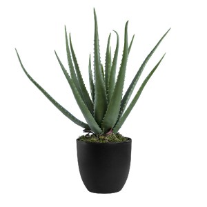 glo-20065-20065_2 GLOBOSTAR® ARTIFICIAL GARDEN ALOE 20065 ΤΕΧΝΗΤΟ ΔΙΑΚΟΣΜΗΤΙΚΟ ΦΥΤΟ ΑΛΟΗ Υ50CM