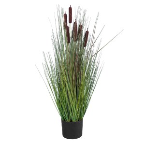 glo-20069-20069_2 GLOBOSTAR® ARTIFICIAL GARDEN TYPHA ANGUSTIFOLIA GRASS 20069 ΤΕΧΝΗΤΟ ΔΙΑΚΟΣΜΗΤΙΚΟ ΦΥΤΟ ΓΡΑΣ
