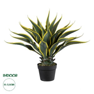 glo-20081-20081_0 GLOBOSTAR® ARTIFICIAL GARDEN SISAL AGAVE 20081 ΤΕΧΝΗΤΟ ΔΙΑΚΟΣΜΗΤΙΚΟ ΦΥΤΟ ΑΓΑΥΗ Υ60CM