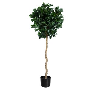 glo-20084-20084_2 GLOBOSTAR® ARTIFICIAL GARDEN LAUREL 20084 ΤΕΧΝΗΤΟ ΔΙΑΚΟΣΜΗΤΙΚΟ ΦΥΤΟ ΔΑΦΝΗ Υ120CM