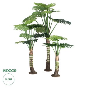 glo-20090-20090_0 GLOBOSTAR® ARTIFICIAL GARDEN MONSTERA SET 20090 - ΤΕΧΝΗΤΟ ΔΙΑΚΟΣΜΗΤΙΚΟ ΣΕΤ ΦΥΤΩΝ ΜΟΝΣΤΕΡΑ 