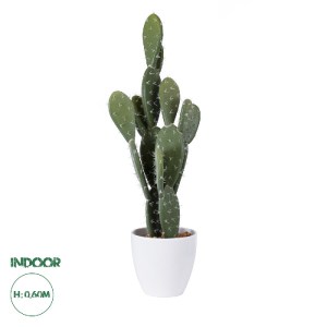 glo-20096-20096_0 GLOBOSTAR® ARTIFICIAL GARDEN OPUNTIA FICUS-INDICA CACTUS 20096 ΤΕΧΝΗΤΟ ΔΙΑΚΟΣΜΗΤΙΚΟ ΦΥΤΟ Κ