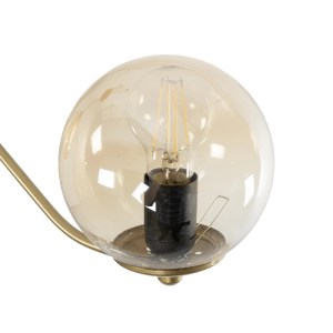 glo-201-0110-201_0110_6 GLOBOSTAR® SUNRAY 201-0110 VINTAGE ΦΩΤΙΣΤΙΚΟ ΟΡΟΦΗΣ ΜΠΑΛΑ ΠΟΛΥΦΩΤΟ 4 X E27 IP20 ΧΡΥΣΟ ΜΕΤΑΛΛΟ ΜΕ ΜΕΛΙ ΓΥΑΛΙ - Μ55 X Π55 X Υ48CM