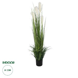 glo-20106-20106_0 GLOBOSTAR® ARTIFICIAL GARDEN PAMPAS GRASS 20106 ΤΕΧΝΗΤΟ ΔΙΑΚΟΣΜΗΤΙΚΟ ΦΥΤΟ ΓΡΑΣΙΔΙ ΤΗΣ ΠΑΜΠ