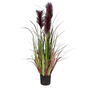 glo-20109-20109_2 GLOBOSTAR® ARTIFICIAL GARDEN BLOODY PAMPAS GRASS 20109 ΤΕΧΝΗΤΟ ΔΙΑΚΟΣΜΗΤΙΚΟ ΦΥΤΟ ΑΙΜΑΤΟΦΥΛ