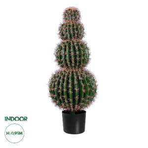 glo-20138-20138_0 GLOBOSTAR® ARTIFICIAL GARDEN FEROCACTUS 20138 ΤΕΧΝΗΤΟ ΔΙΑΚΟΣΜΗΤΙΚΟ ΦΥΤΟ ΦΕΡΟΚΑΚΤΟΣ Υ95CM