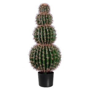 glo-20138-20138_2 GLOBOSTAR® ARTIFICIAL GARDEN FEROCACTUS 20138 ΤΕΧΝΗΤΟ ΔΙΑΚΟΣΜΗΤΙΚΟ ΦΥΤΟ ΦΕΡΟΚΑΚΤΟΣ Υ95CM