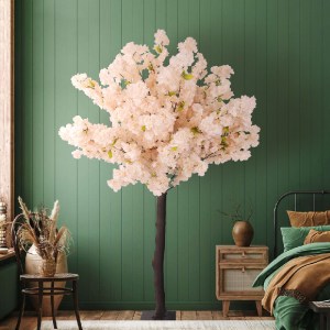 glo-20139-20139 GLOBOSTAR® ARTIFICIAL GARDEN SALMON CHERRY BLOSSOM TREE 20139 ΤΕΧΝΗΤΟ ΔΙΑΚΟΣΜΗΤΙΚΟ ΔΕΝΤΡΟ 