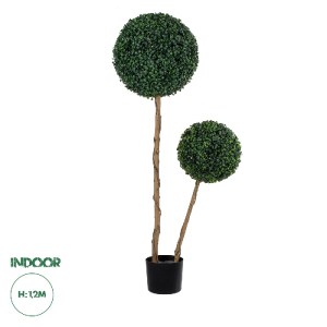 glo-20142-20142_0 GLOBOSTAR® ARTIFICIAL GARDEN BUXUS 20142 ΤΕΧΝΗΤΟ ΔΙΑΚΟΣΜΗΤΙΚΟ ΦΥΤΟ ΠΥΞΟΣ Υ120CM