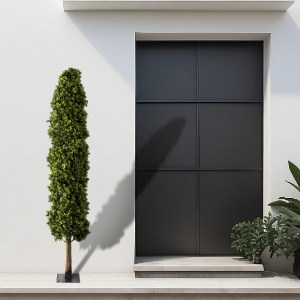glo-20157-20157 GLOBOSTAR® ARTIFICIAL GARDEN BUXUS 20157 ΤΕΧΝΗΤΟ ΔΙΑΚΟΣΜΗΤΙΚΟ ΦΥΤΟ ΠΥΞΟΣ Υ180CM