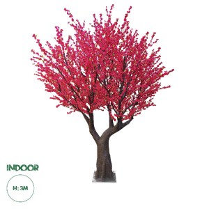 glo-20168-20168_0 GLOBOSTAR® ARTIFICIAL GARDEN PEACH BLOSSOM TREE 20168 ΤΕΧΝΗΤΟ ΔΙΑΚΟΣΜΗΤΙΚΟ ΔΕΝΤΡΟ ΑΝΘΙΣΜΕΝ
