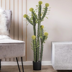 glo-20193-20193 GLOBOSTAR® ARTIFICIAL GARDEN CEREUS JAMACARU CACTUS 20193 ΤΕΧΝΗΤΟ ΔΙΑΚΟΣΜΗΤΙΚΟ ΦΥΤΟ ΚΑΚΤΟΣ