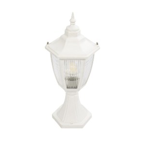 glo-202-0010-a05aff_202_0010_0 GLOBOSTAR® ENGLAND 202-0010 VINTAGE ΕΠΙΔΑΠΕΔΙΟ ΦΩΤΙΣΤΙΚΟ ΦΑΝΑΡΑΚΙ ΜΟΝΟΦΩΤΟ 1 X E27 IP44 ΛΕΥΚΟ & ΔΙΑΦΑΝΟ ΠΛΑΣΤΙΚΟ - Μ20 X Π20 X Υ45CM