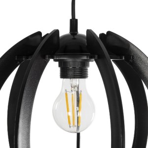 glo-202-0028-202_0028_7 GLOBOSTAR® VIVIDUS 202-0028 ΜΟΝΤΕΡΝΟ ΚΡΕΜΑΣΤΟ ΦΩΤΙΣΤΙΚΟ ΑΝΑΡΤΗΣΗ ΜΟΝΟΦΩΤΟ 1 X E27 IP20 ΜΑΥΡΟ & ΔΙΑΦΑΝΟ ΠΛΑΣΤΙΚΟ - Μ30 X Π30 X Υ70CM