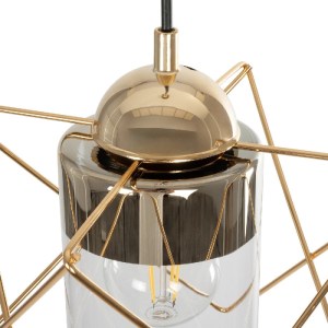 glo-202-0037-202_0037_7 GLOBOSTAR® PLEX 202-0037 ΜΟΝΤΕΡΝΟ ΚΡΕΜΑΣΤΟ ΦΩΤΙΣΤΙΚΟ ΠΛΕΓΜΑ ΜΟΝΟΦΩΤΟ 1 X E27 IP20 ΧΡΥΣΟ ΜΕΤΑΛΛΟ ΜΕ ΔΙΑΦΑΝΟ ΓΥΑΛΙ - Μ20 X Π20 X Υ70CM