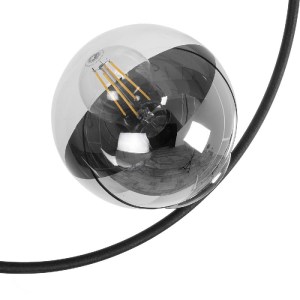 glo-202-0040-202_0040_6 GLOBOSTAR® CITY 202-0040 ΜΟΝΤΕΡΝΟ ΦΩΤΙΣΤΙΚΟ ΟΡΟΦΗΣ ΜΠΑΛΑ ΔΙΦΩΤΟ 2 X E27 IP20 ΜΑΥΡΟ ΜΕΤΑΛΛΟ ΜΕ ΔΙΑΦΑΝΟ ΓΥΑΛΙ - Μ45 X Π15 X Υ55CM