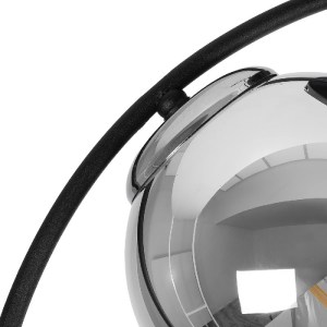 glo-202-0040-202_0040_7 GLOBOSTAR® CITY 202-0040 ΜΟΝΤΕΡΝΟ ΦΩΤΙΣΤΙΚΟ ΟΡΟΦΗΣ ΜΠΑΛΑ ΔΙΦΩΤΟ 2 X E27 IP20 ΜΑΥΡΟ ΜΕΤΑΛΛΟ ΜΕ ΔΙΑΦΑΝΟ ΓΥΑΛΙ - Μ45 X Π15 X Υ55CM