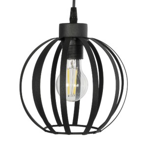 glo-202-0049-202_0049_7 GLOBOSTAR® LUSE 202-0049 ΜΟΝΤΕΡΝΟ ΚΡΕΜΑΣΤΟ ΦΩΤΙΣΤΙΚΟ ΠΛΕΓΜΑ ΤΡΙΦΩΤΟ 3 X E27 IP20 ΜΑΥΡΟ ΜΕΤΑΛΛΟ - Μ30 X Π30 X Υ70CM