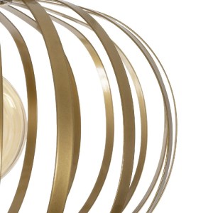 glo-202-0050-202_0050_7 GLOBOSTAR® STAR 202-0050 ΜΟΝΤΕΡΝΟ ΦΩΤΙΣΤΙΚΟ ΟΡΟΦΗΣ ΠΛΕΓΜΑ ΜΟΝΟΦΩΤΟ 1 X E27 IP20 ΧΡΥΣΟ ΜΕΤΑΛΛΟ - Μ40 X Π40 X Υ27CM