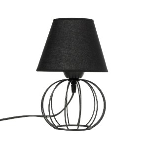 glo-202-0057-202_0057_3 GLOBOSTAR® SHAPE 202-0057 ΜΟΝΤΕΡΝΟ EΠΙΤΡΑΠΕΖΙΟ ΦΩΤΙΣΤΙΚΟ ΠΟΡΤΑΤΙΦ ΜΟΝΟΦΩΤΟ 1 X E27 IP20 ΜΑΥΡΟ ΜΕΤΑΛΛΟ ΜΕ ΜΑΥΡΟ ΥΦΑΣΜΑ - Μ16 X Π16 X Υ30CM