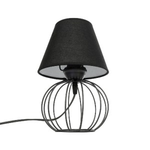 glo-202-0057-202_0057_4 GLOBOSTAR® SHAPE 202-0057 ΜΟΝΤΕΡΝΟ EΠΙΤΡΑΠΕΖΙΟ ΦΩΤΙΣΤΙΚΟ ΠΟΡΤΑΤΙΦ ΜΟΝΟΦΩΤΟ 1 X E27 IP20 ΜΑΥΡΟ ΜΕΤΑΛΛΟ ΜΕ ΜΑΥΡΟ ΥΦΑΣΜΑ - Μ16 X Π16 X Υ30CM