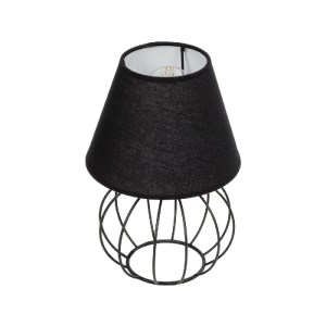 glo-202-0057-58ca5a_202_0057_0 GLOBOSTAR® SHAPE 202-0057 ΜΟΝΤΕΡΝΟ EΠΙΤΡΑΠΕΖΙΟ ΦΩΤΙΣΤΙΚΟ ΠΟΡΤΑΤΙΦ ΜΟΝΟΦΩΤΟ 1 X E27 IP20 ΜΑΥΡΟ ΜΕΤΑΛΛΟ ΜΕ ΜΑΥΡΟ ΥΦΑΣΜΑ - Μ16 X Π16 X Υ30CM