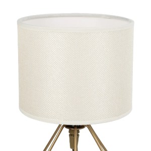 glo-202-0058-202_0058_6 GLOBOSTAR® SHAPE 202-0058 ΜΟΝΤΕΡΝΟ EΠΙΤΡΑΠΕΖΙΟ ΦΩΤΙΣΤΙΚΟ ΠΟΡΤΑΤΙΦ ΜΟΝΟΦΩΤΟ 1 X E27 IP20 ΧΡΥΣΟ ΜΕΤΑΛΛΟ ΜΕ ΛΕΥΚΟ ΥΦΑΣΜΑ - Μ16 X Π16 X Υ30CM