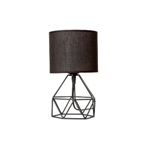 glo-202-0059-202_0059_0 GLOBOSTAR® SHAPE 202-0059 ΜΟΝΤΕΡΝΟ EΠΙΤΡΑΠΕΖΙΟ ΦΩΤΙΣΤΙΚΟ ΜΟΝΟΦΩΤΟ 1 X E27 IP20 ΜΑΥΡΟ ΜΕΤΑΛ