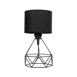 glo-202-0059-202_0059_3 GLOBOSTAR® SHAPE 202-0059 ΜΟΝΤΕΡΝΟ EΠΙΤΡΑΠΕΖΙΟ ΦΩΤΙΣΤΙΚΟ ΠΟΡΤΑΤΙΦ ΜΟΝΟΦΩΤΟ 1 X E27 IP20 ΜΑΥΡΟ ΜΕΤΑΛΛΟ ΜΕ ΜΑΥΡΟ ΥΦΑΣΜΑ - Μ16 X Π16 X Υ30CM