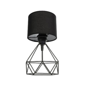 glo-202-0059-202_0059_4 GLOBOSTAR® SHAPE 202-0059 ΜΟΝΤΕΡΝΟ EΠΙΤΡΑΠΕΖΙΟ ΦΩΤΙΣΤΙΚΟ ΠΟΡΤΑΤΙΦ ΜΟΝΟΦΩΤΟ 1 X E27 IP20 ΜΑΥΡΟ ΜΕΤΑΛΛΟ ΜΕ ΜΑΥΡΟ ΥΦΑΣΜΑ - Μ16 X Π16 X Υ30CM