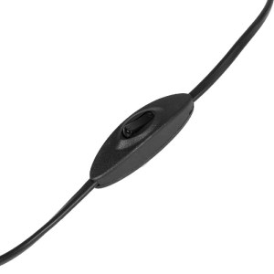 glo-202-0059-202_0059_8 GLOBOSTAR® SHAPE 202-0059 ΜΟΝΤΕΡΝΟ EΠΙΤΡΑΠΕΖΙΟ ΦΩΤΙΣΤΙΚΟ ΠΟΡΤΑΤΙΦ ΜΟΝΟΦΩΤΟ 1 X E27 IP20 ΜΑΥΡΟ ΜΕΤΑΛΛΟ ΜΕ ΜΑΥΡΟ ΥΦΑΣΜΑ - Μ16 X Π16 X Υ30CM